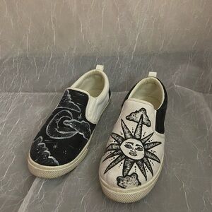 Cat & Jack Black and White Kids Shoes
